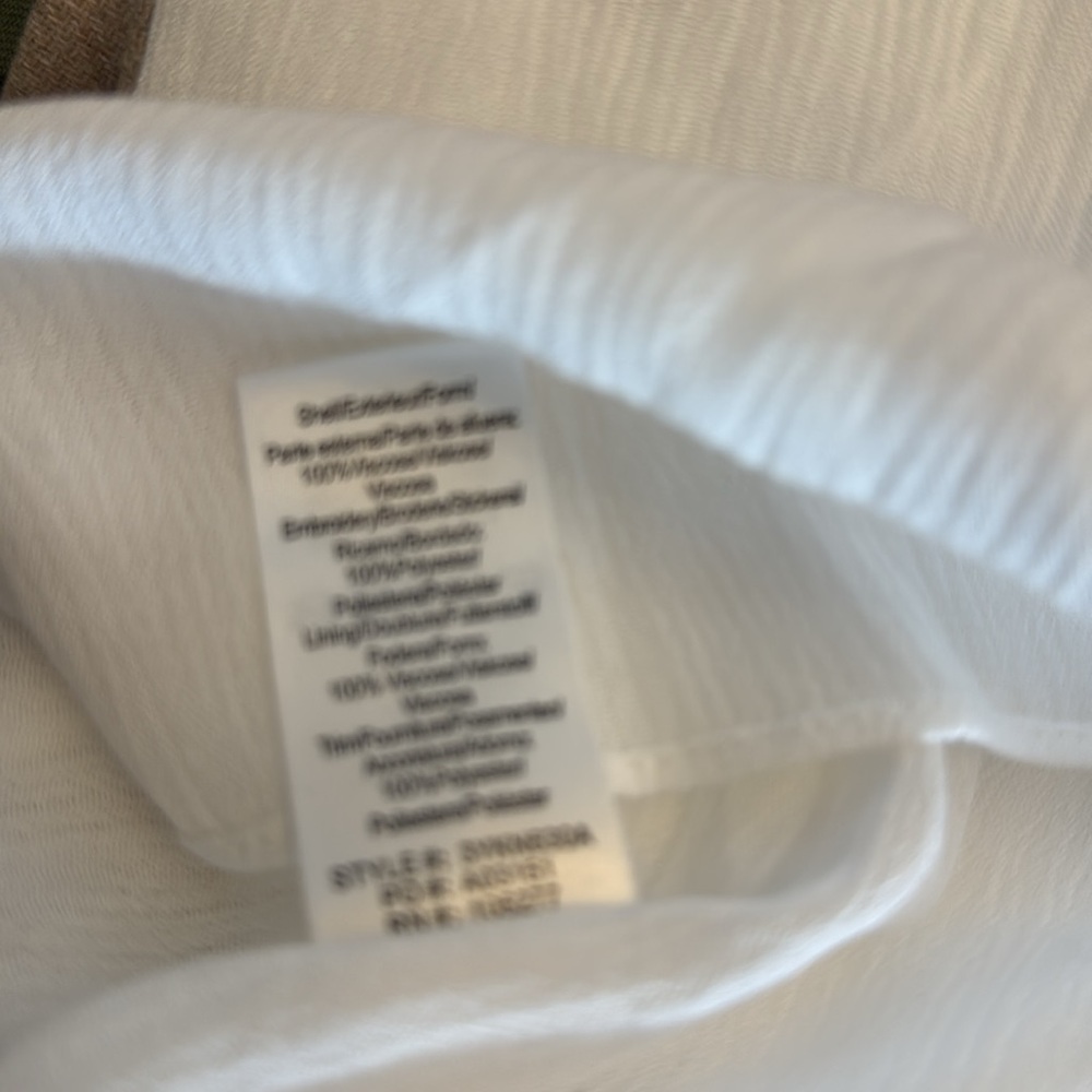 Hale Bob  Ariana Ivory Embroidered V-Neck Mini Dress NWT - Picture 10 of 10